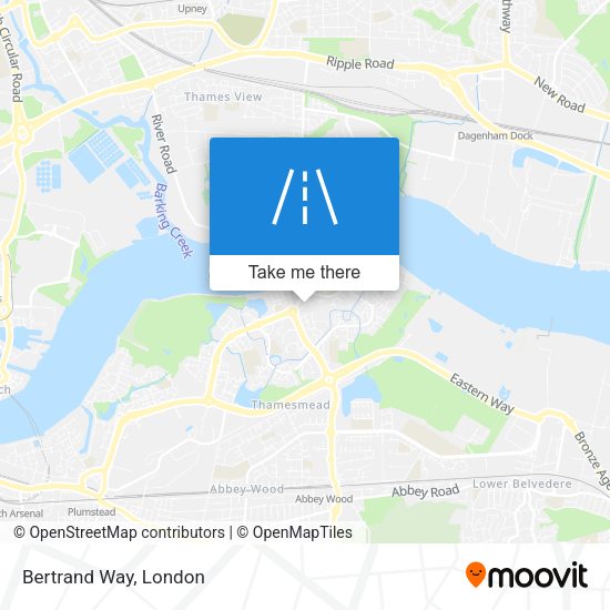 Bertrand Way map