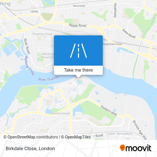 Birkdale Close map