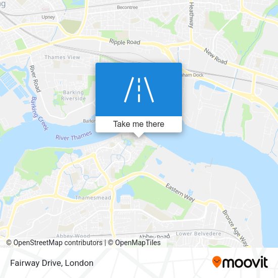 Fairway Drive map