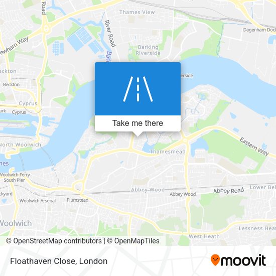 Floathaven Close map