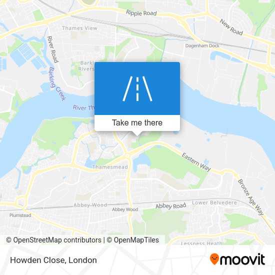 Howden Close map