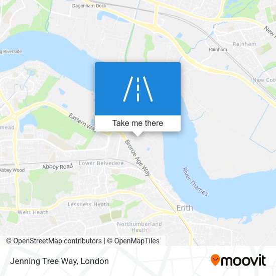 Jenning Tree Way map