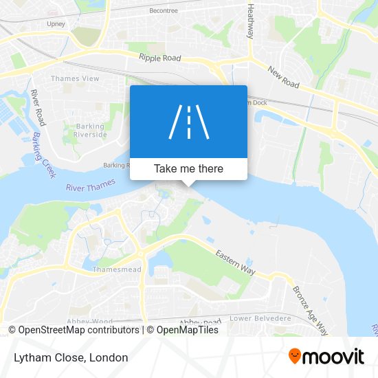 Lytham Close map