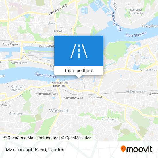 Marlborough Road map