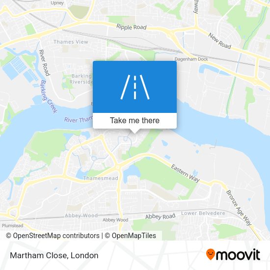 Martham Close map