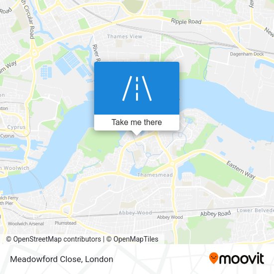 Meadowford Close map