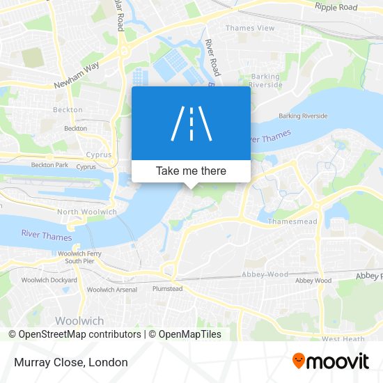 Murray Close map