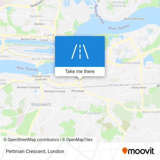 Pettman Crescent map