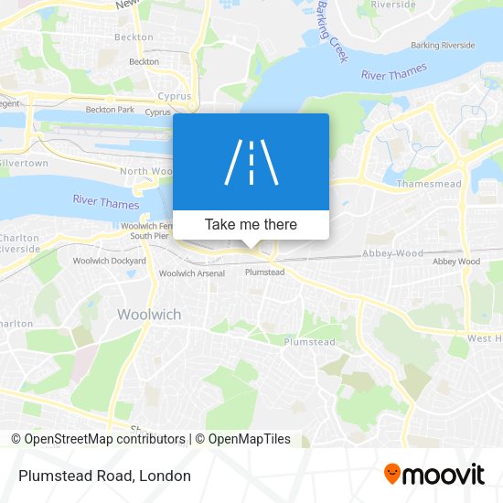 Plumstead Road map