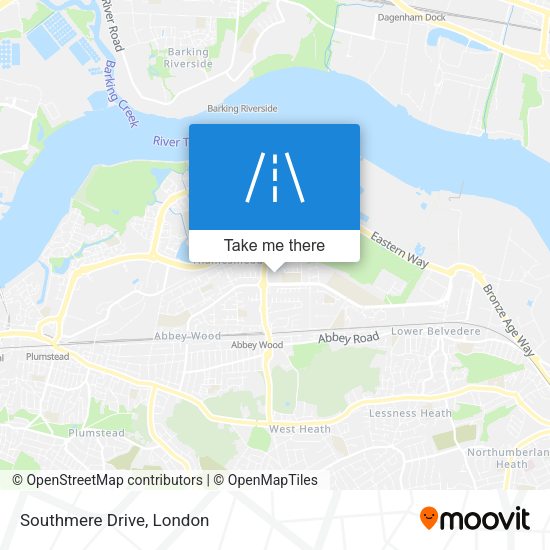 Southmere Drive map