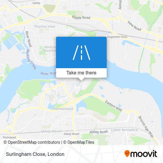 Surlingham Close map
