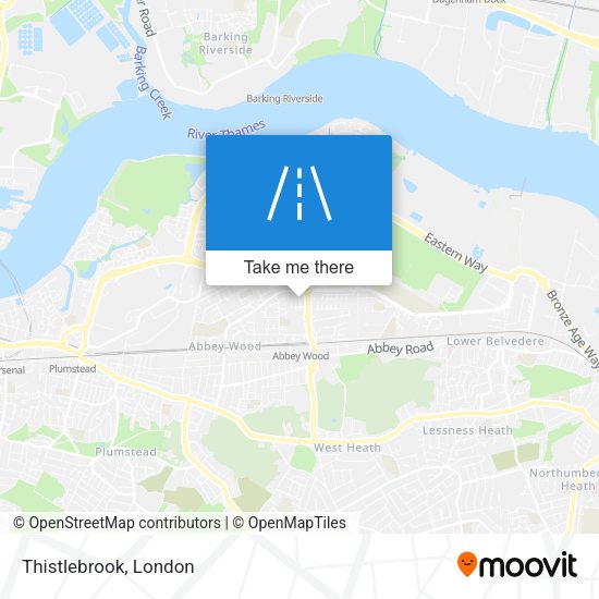 Thistlebrook map