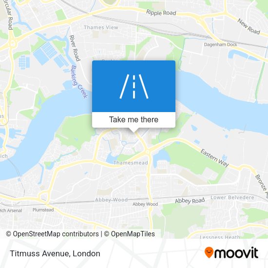 Titmuss Avenue map