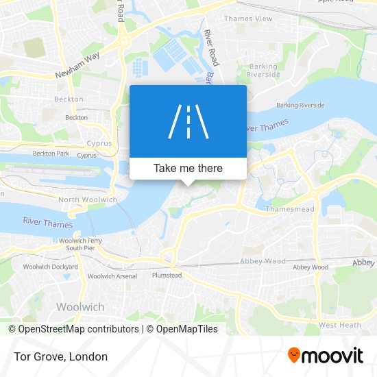 Tor Grove map