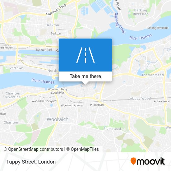 Tuppy Street map