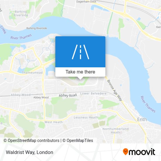 Waldrist Way map