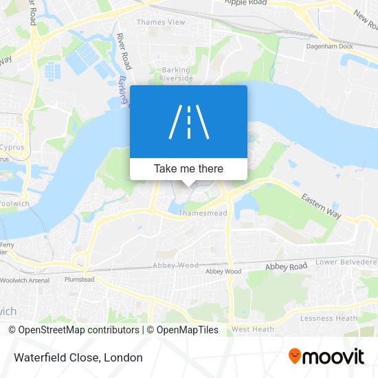 Waterfield Close map