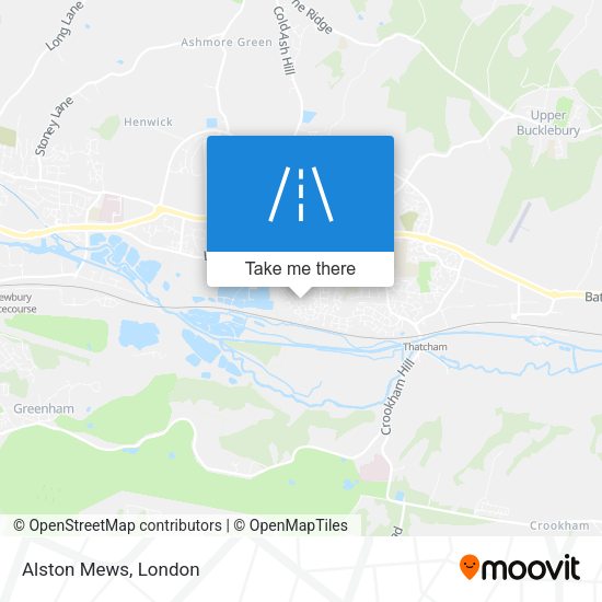 Alston Mews map