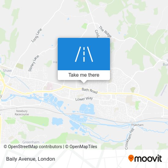 Baily Avenue map