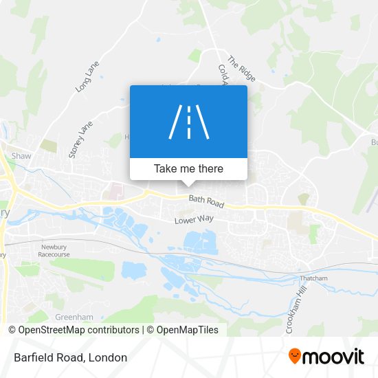 Barfield Road map