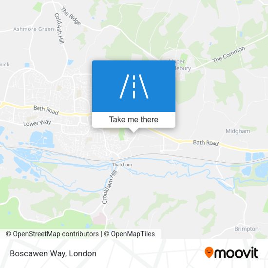 Boscawen Way map