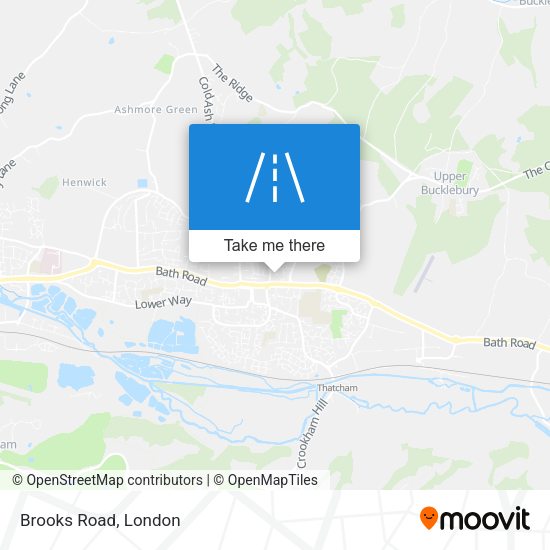 Brooks Road map