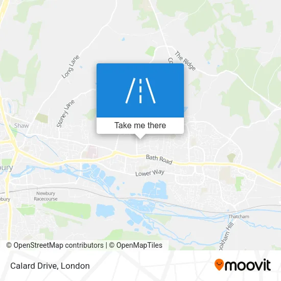 Calard Drive map