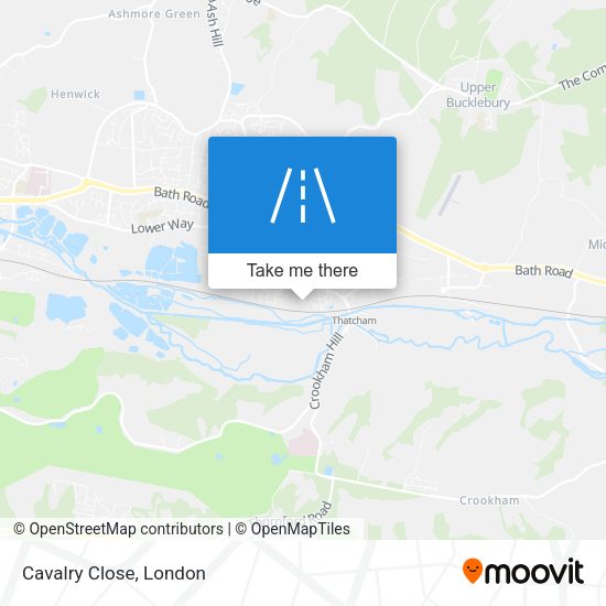Cavalry Close map