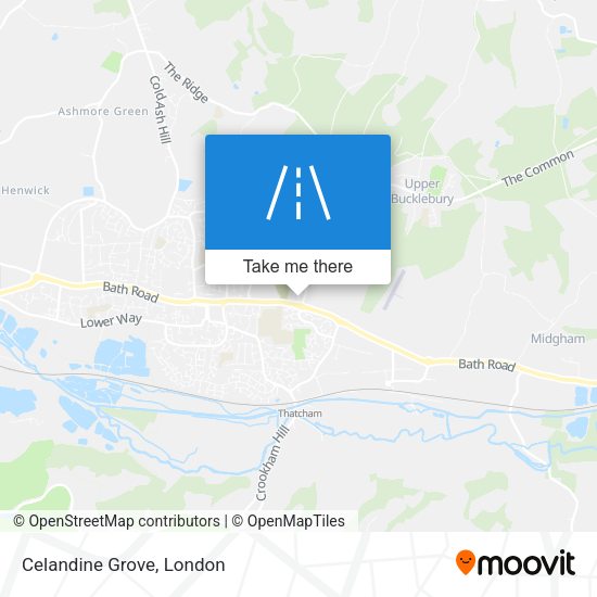 Celandine Grove map