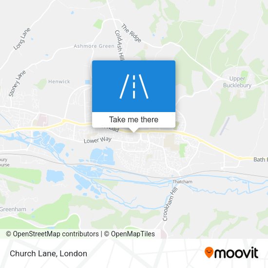Church Lane map
