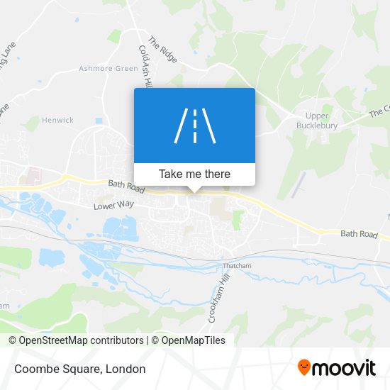 Coombe Square map