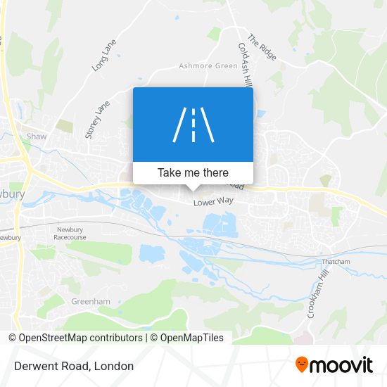 Derwent Road map