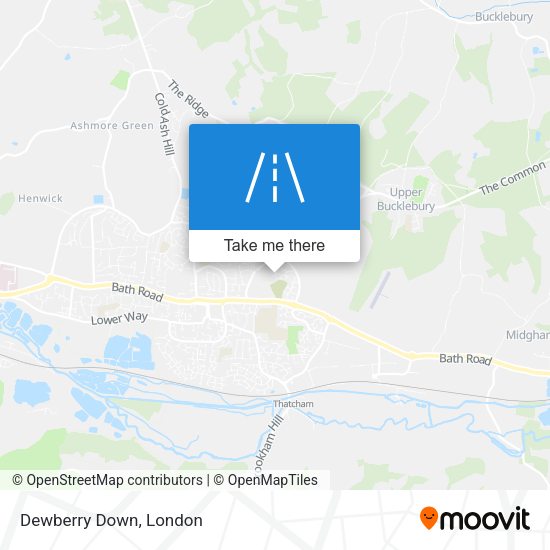 Dewberry Down map