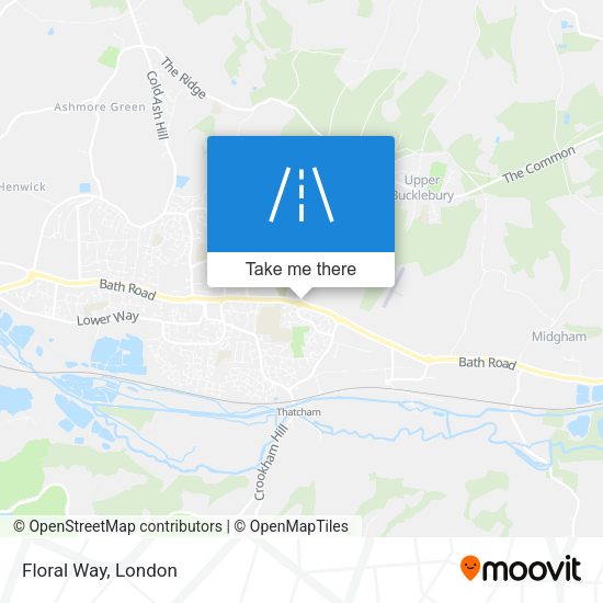 Floral Way map