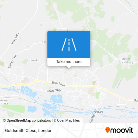 Goldsmith Close map