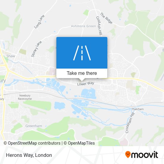 Herons Way map