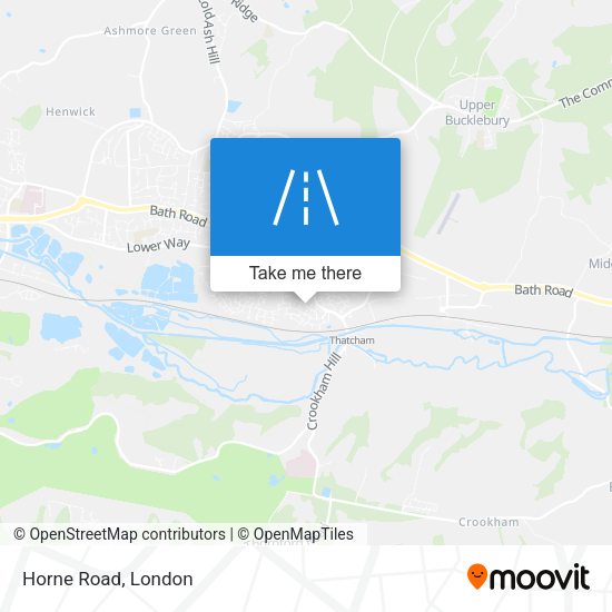 Horne Road map