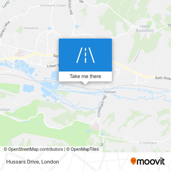 Hussars Drive map