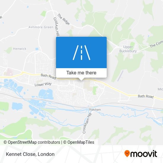 Kennet Close map