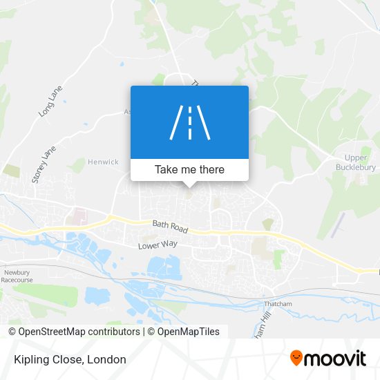 Kipling Close map