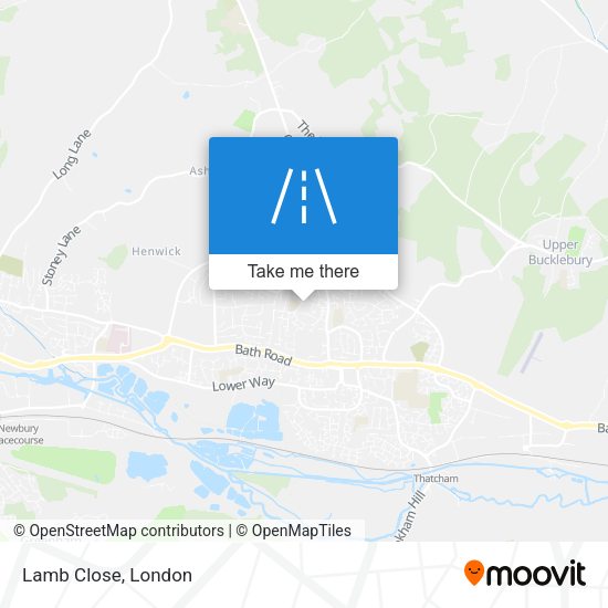 Lamb Close map