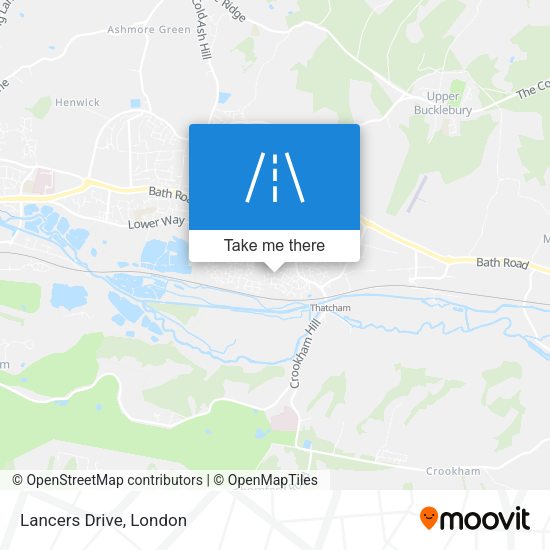 Lancers Drive map