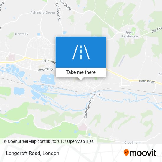 Longcroft Road map