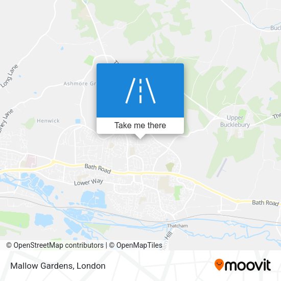 Mallow Gardens map