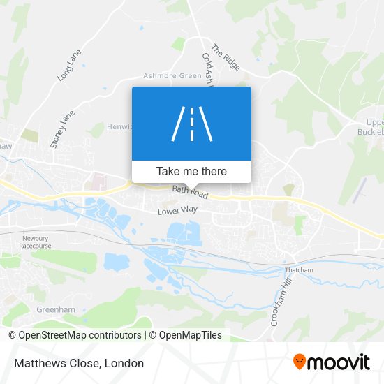 Matthews Close map