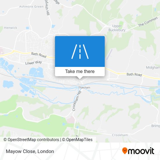 Mayow Close map