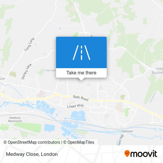 Medway Close map