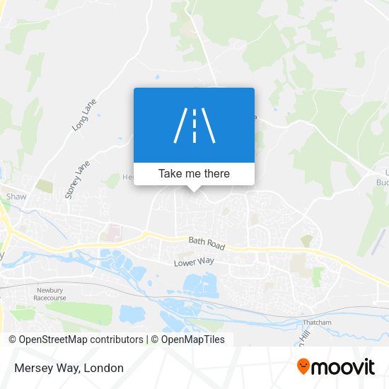 Mersey Way map