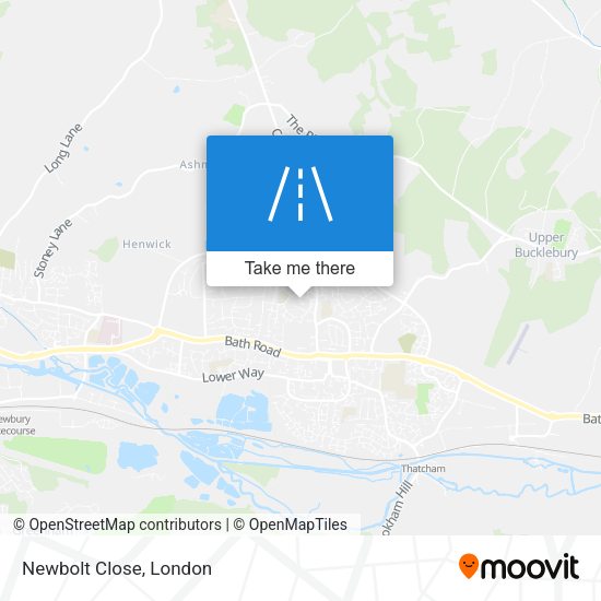 Newbolt Close map