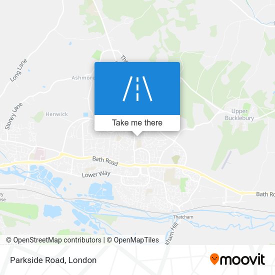Parkside Road map